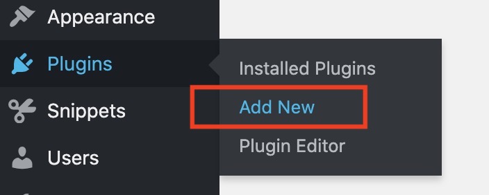 Add new plugin option in WordPress