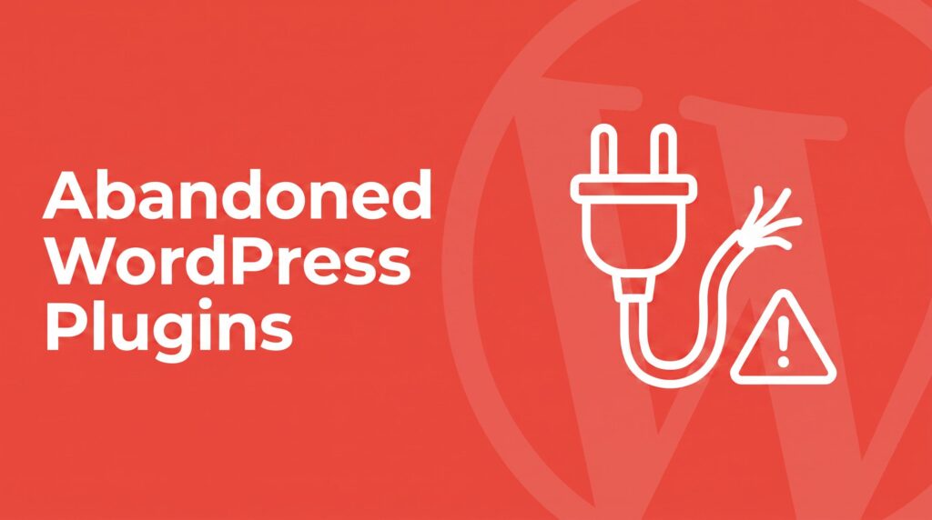 Abandoned WordPress plugins featured image