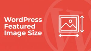 WordPress featured image size featured image