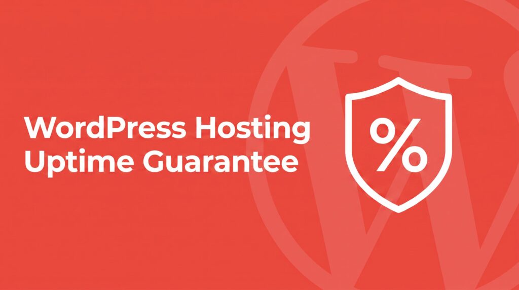 WordPress hosting uptime guarantee featured image
