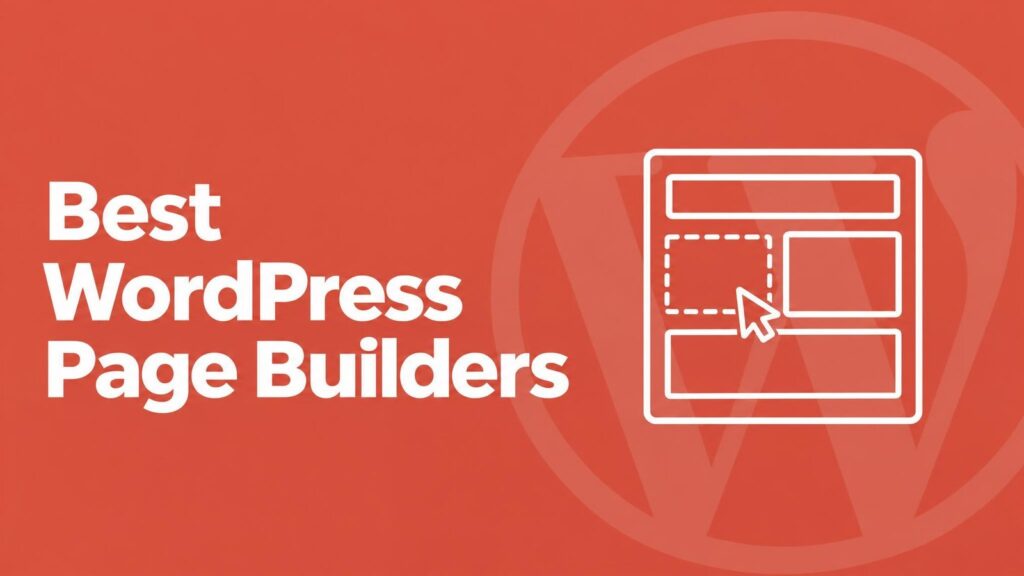 Best WordPress page builders: a page layout wireframe with a block being dragged into place