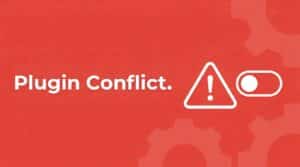 WordPress plugin conflict